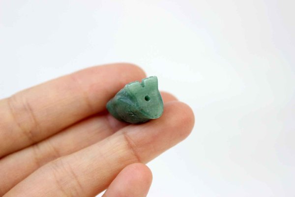 画像3: 彫物 ふくろう アベンチュリン(穴あり)  品番: 10673 (3)