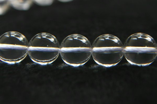 画像2: 連 クリスタル(水晶)TOPランク  丸  8mm  品番: 5870 (2)