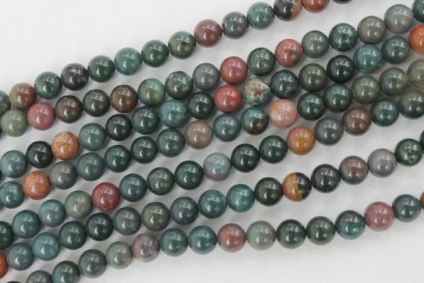 画像4: 連 インディアンアゲート(淡)  丸 10mm    品番: 3785 (4)