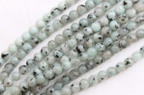 画像2: 【売切50%OFF(表示価格が割引後の金額)】連 天山ブルー  丸 18mm    ※割引クーポン・ポイント付与対象外 品番: 4371 (2)