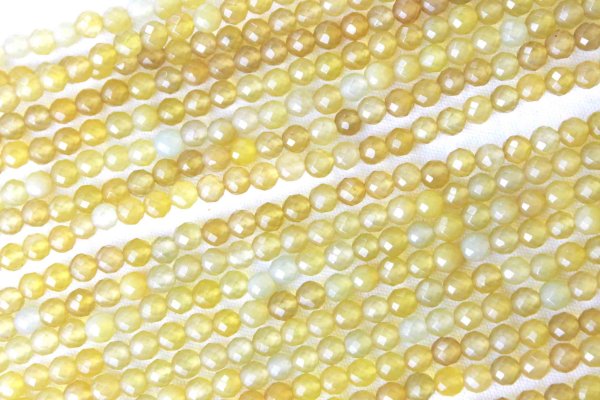 画像4: 【売切50%OFF(表示価格が割引後の金額)】連 イエローアゲート(薄) カット  6mm ※割引クーポン・ポイント付与対象外 品番: 3777 (4)