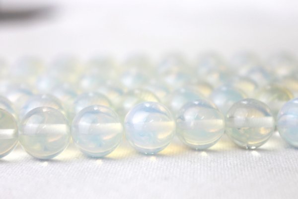 画像2: 連 合成オパール  丸 12mm    品番: 6643 (2)