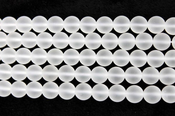 画像2: 連 クリスタル(水晶) フロスト丸 12mm  品番: 4096 (2)