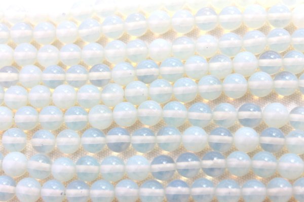 画像4: 連 合成オパール  丸  8mm    品番: 6641 (4)