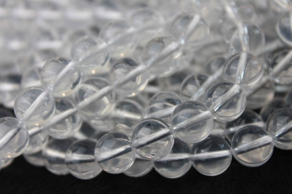 画像4: 連 ミルキークォーツ  丸  4mm    品番: 4507 (4)